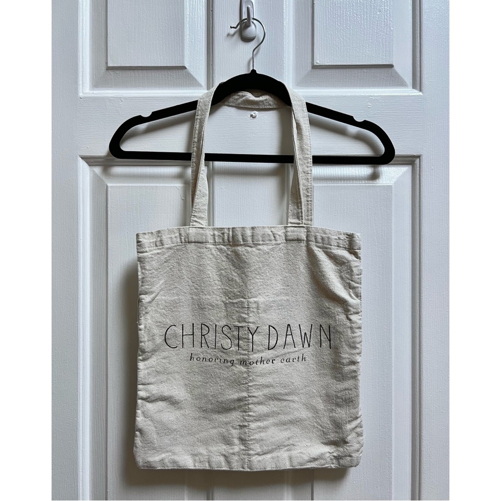[Christy Dawn] Honoring Mother Earth Canvas Pocket Tote Bag (NWOT!!)